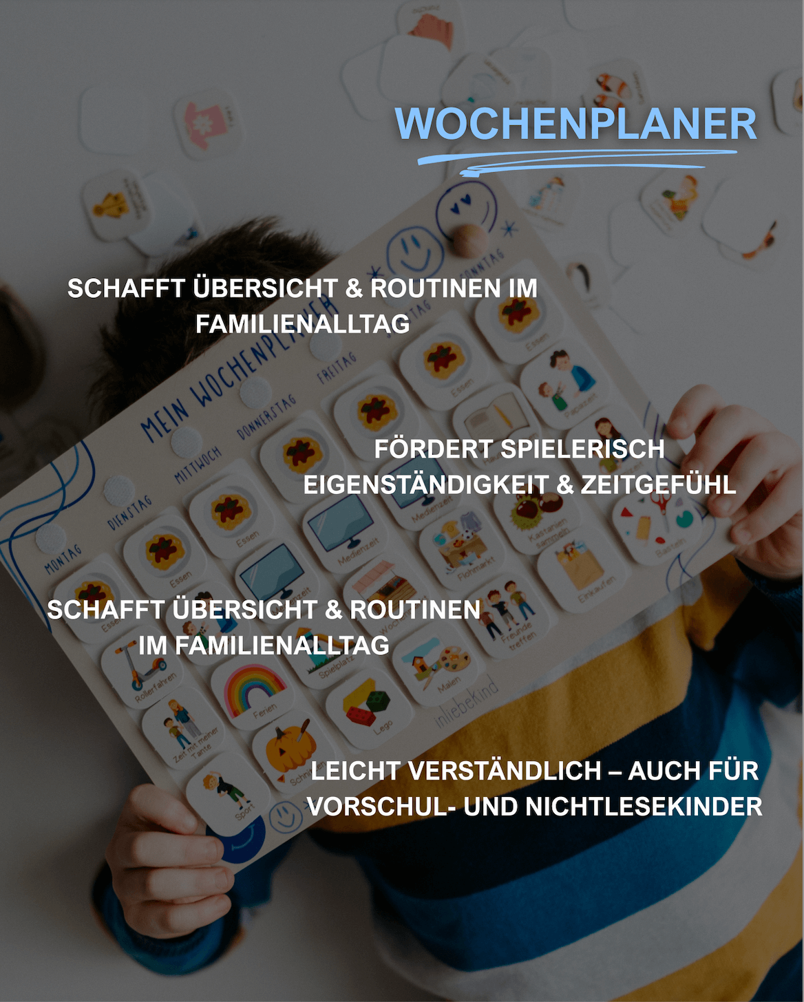 WOCHENPLANER A4 - MARIENKÄFER GLITZER