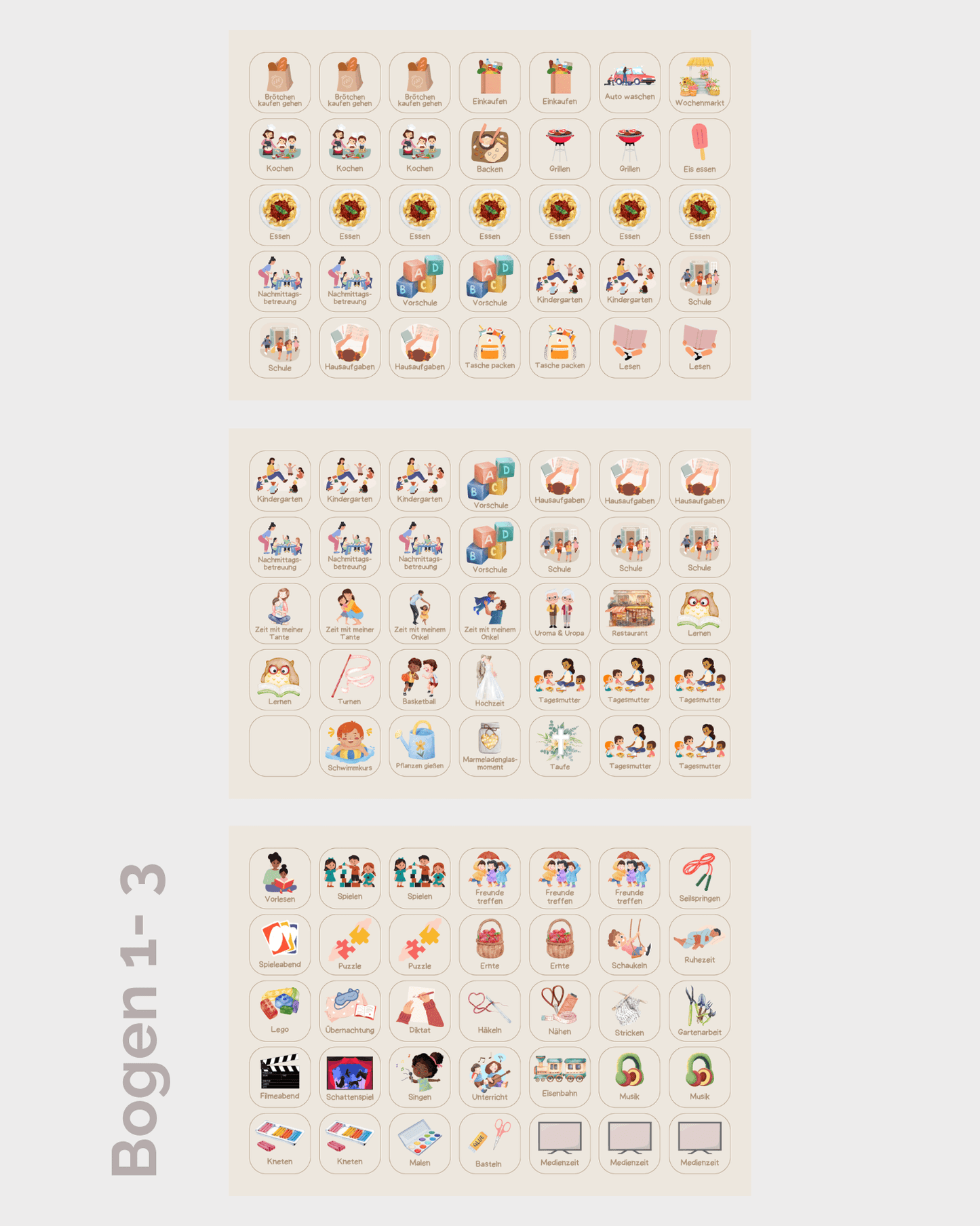 WOCHENPLANER A4 - SAFARI