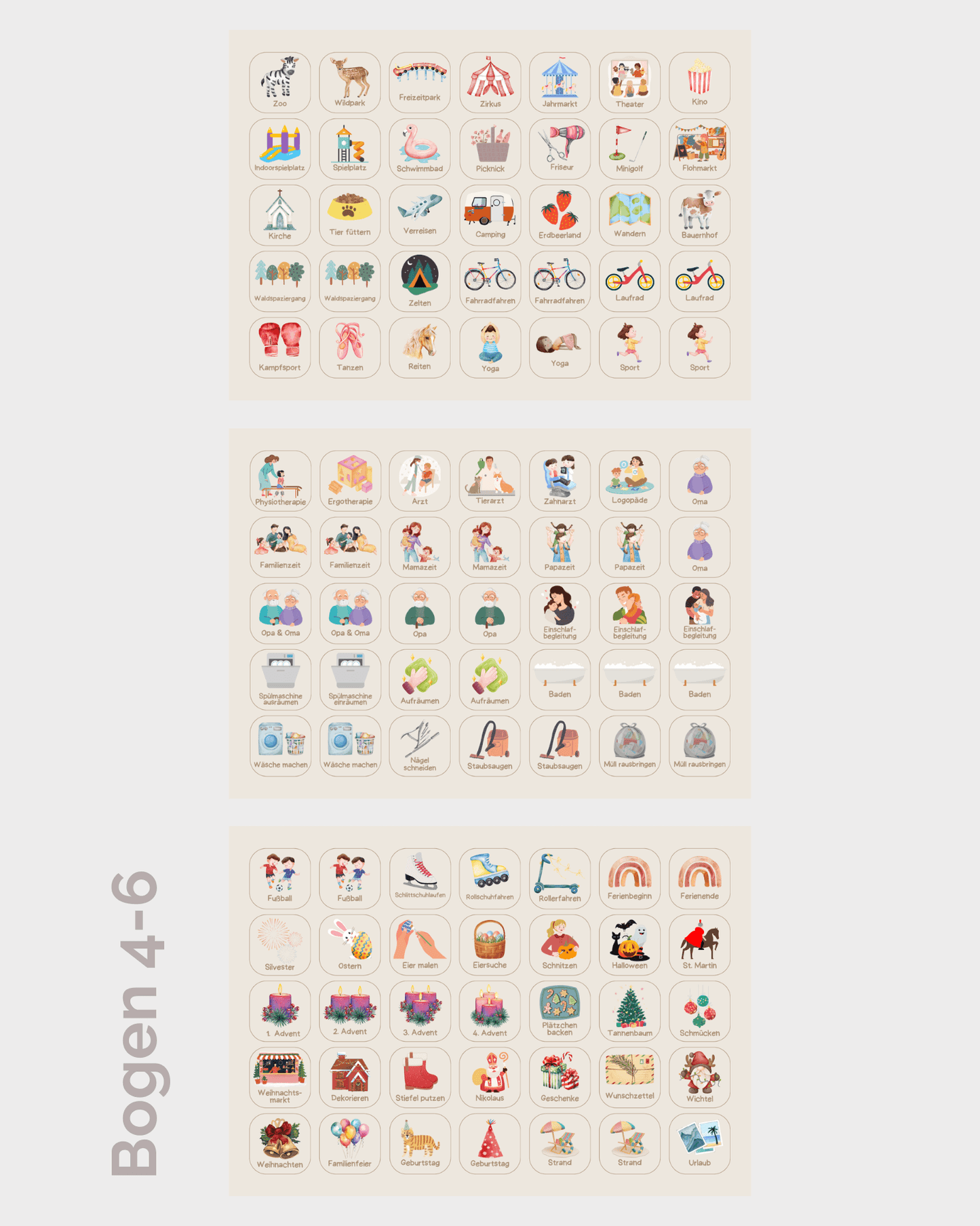 WOCHENPLANER A4 - SAFARI