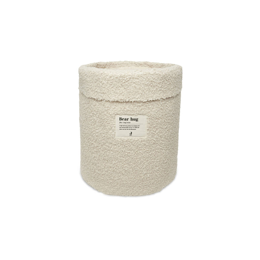 Jollein - Aufbewahrungskorb Bouclé Creme 30x35cm