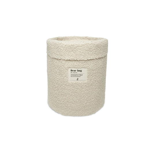 Jollein - Aufbewahrungskorb Bouclé Creme 30x35cm