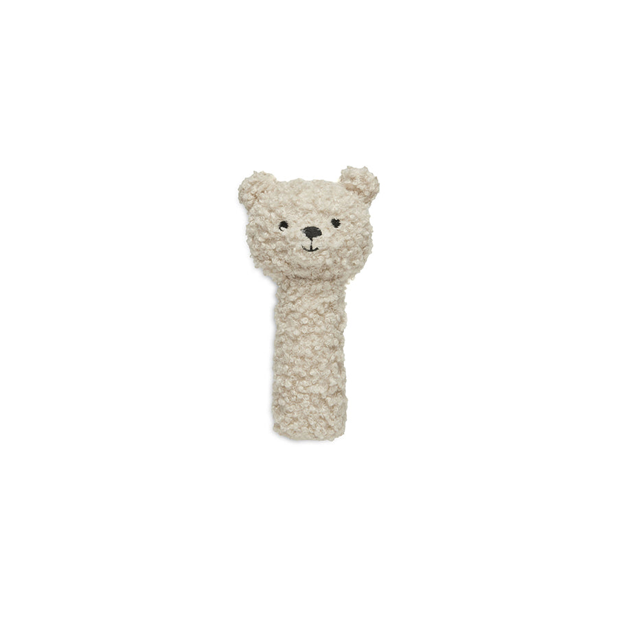 Jollein - Babyrassel "Teddy Bär" Bouclé Creme