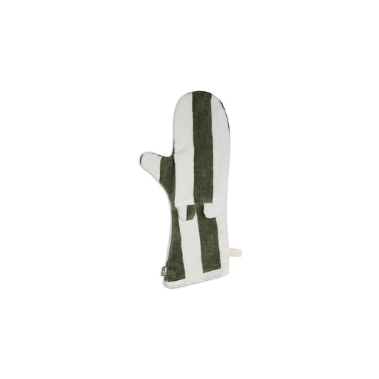 Jollein - Bio Waschlappen "Stripe" Frottee Grün