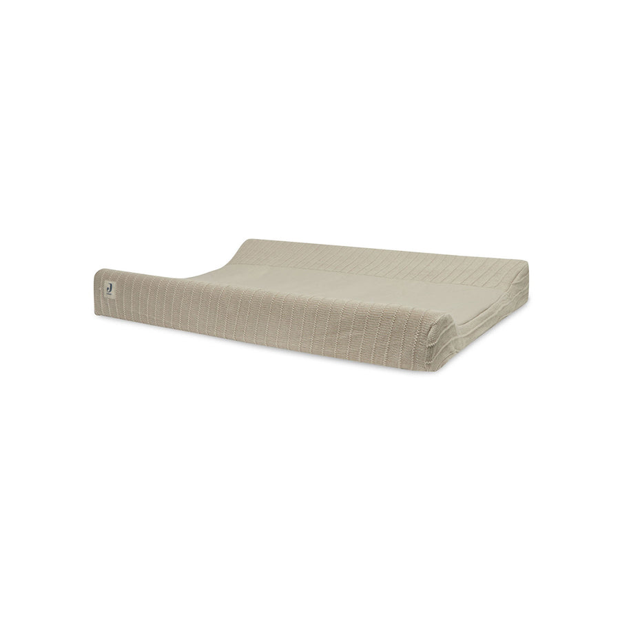 Jollein - Bio Wickelauflagenbezug "Pure Knit" Beige 50x70cm