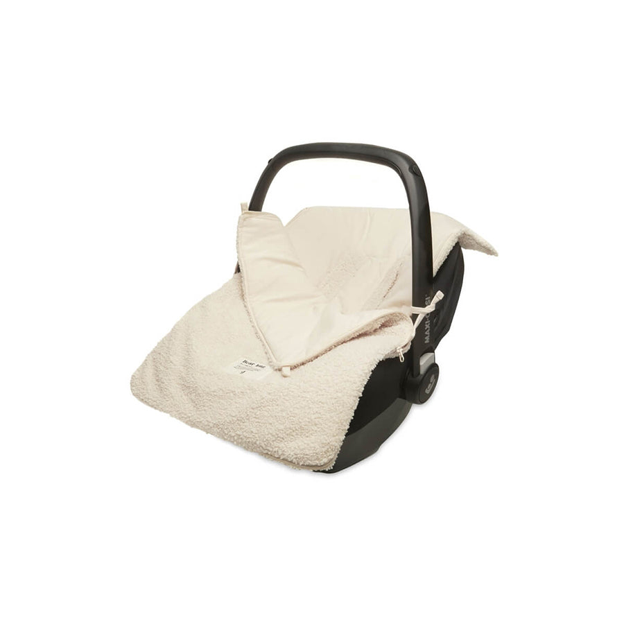 Jollein - Fusssack Bouclé/Jersey Creme