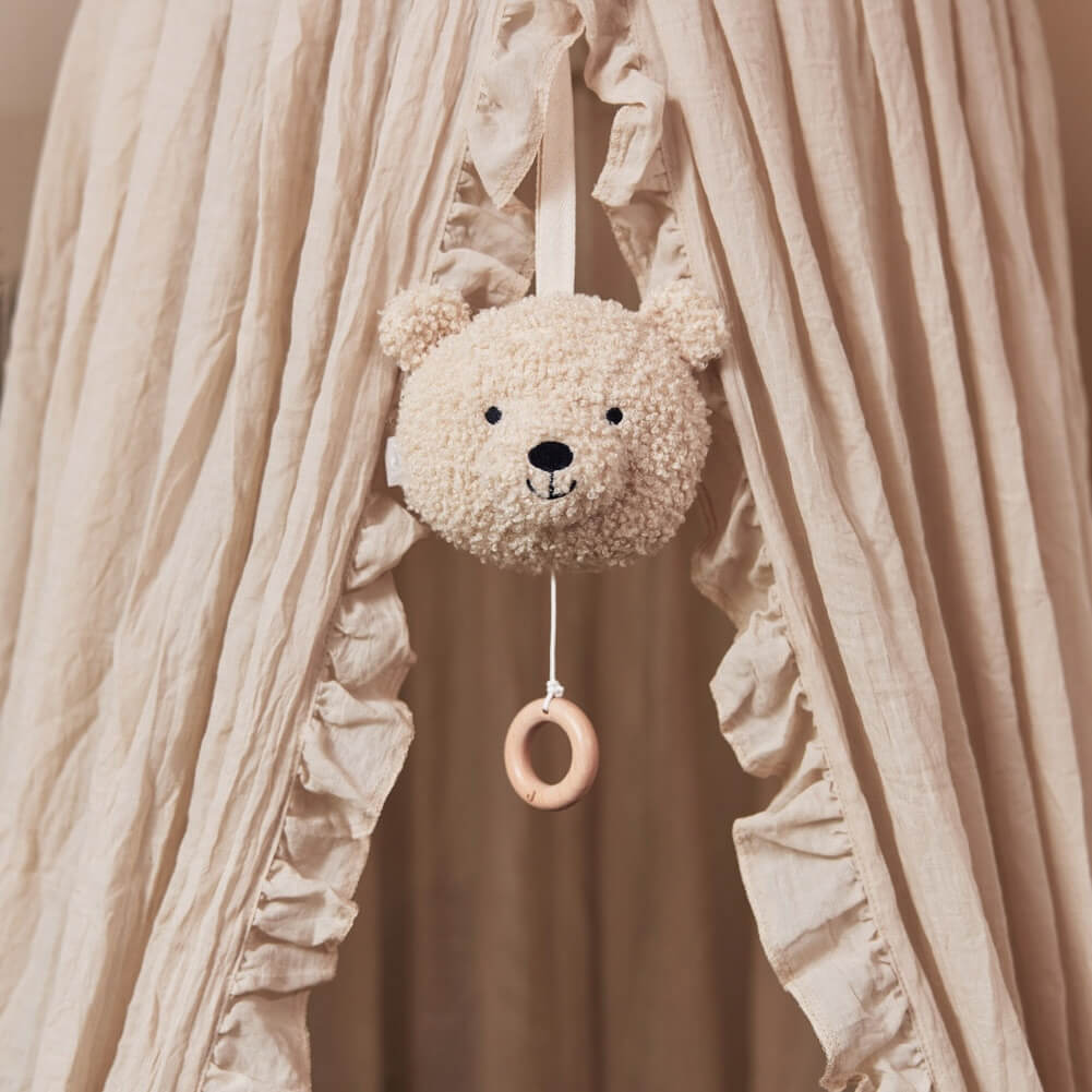 SPIELUHR TEDDY BEAR NATUREL