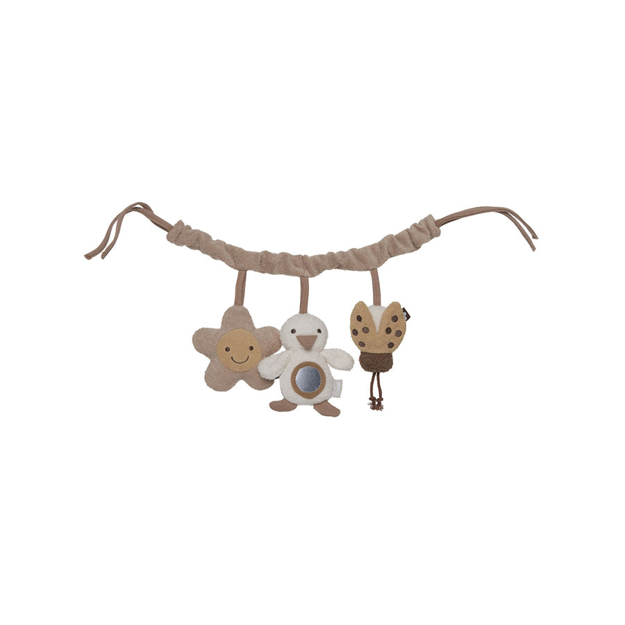 Jollein - Kinderwagenkette "Spring Garden" Braun 60cm