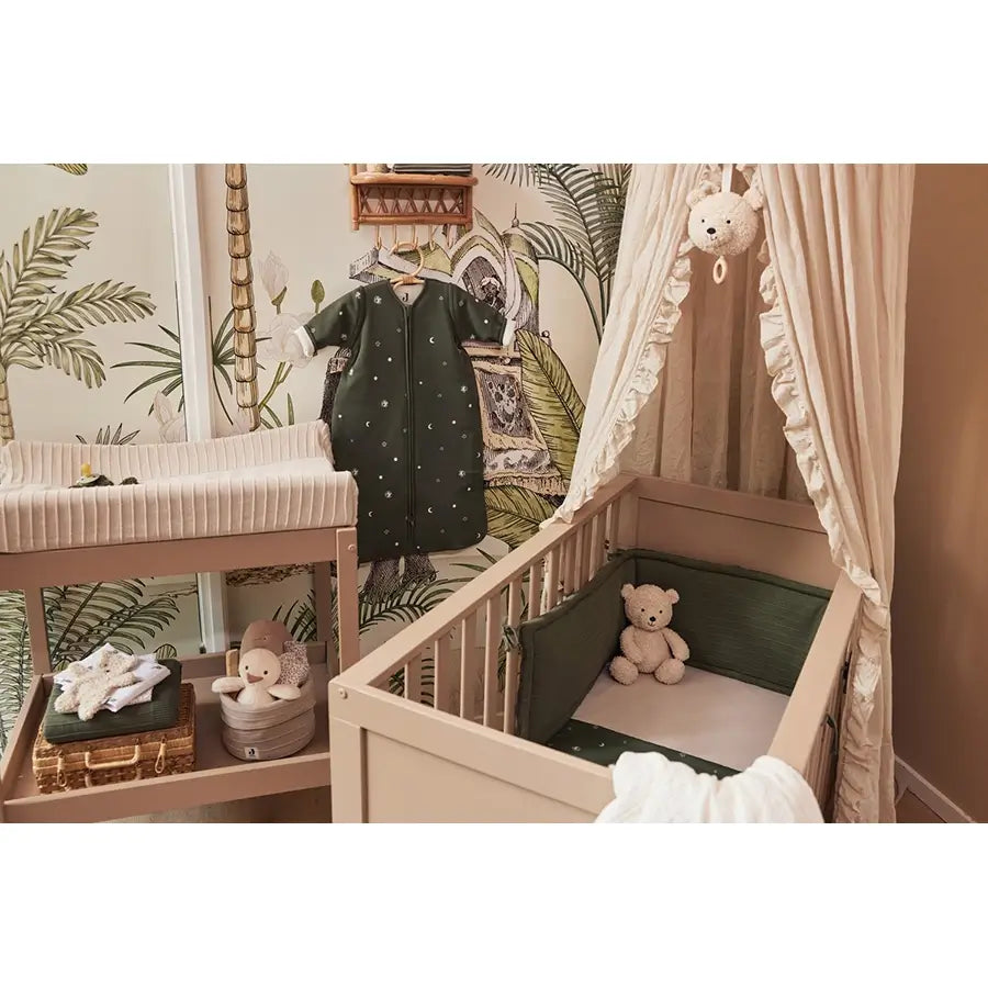 WICKELAUFLAGENBEZUG PURE KNIT NOUGAT, GOTS