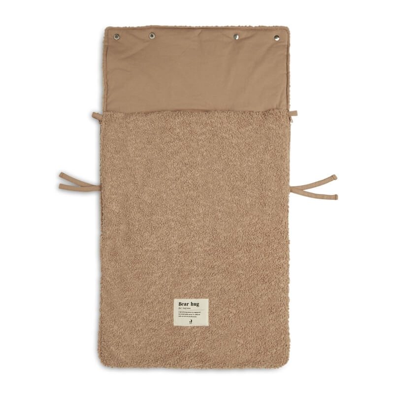 Jollein - Fusssack Bouclé/Jersey Braun