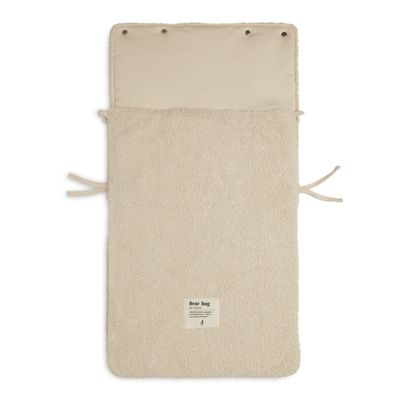 Jollein - Fusssack Bouclé/Jersey Creme