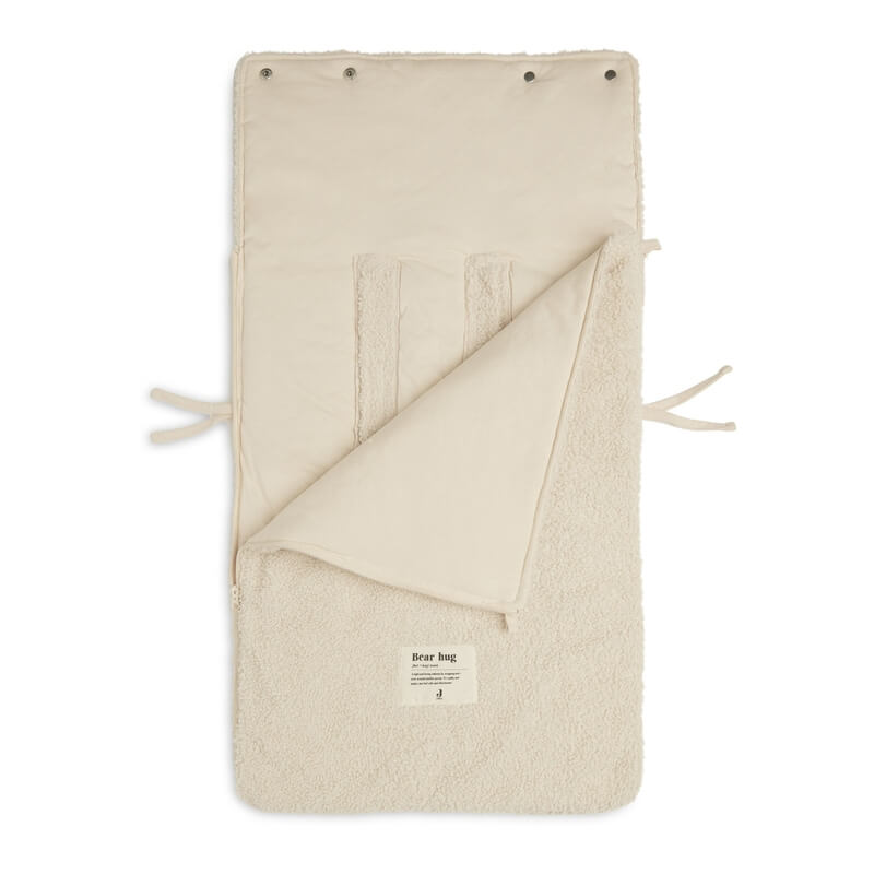 Jollein - Fusssack Bouclé/Jersey Creme