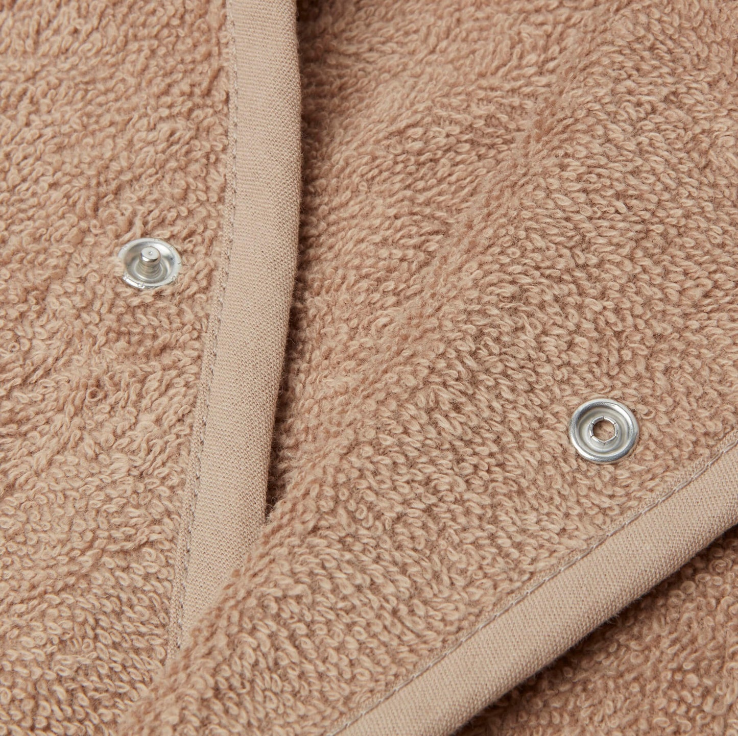 Jollein - Frottee-Bademantel "Hase" aus 100% Baumwolle, Braun