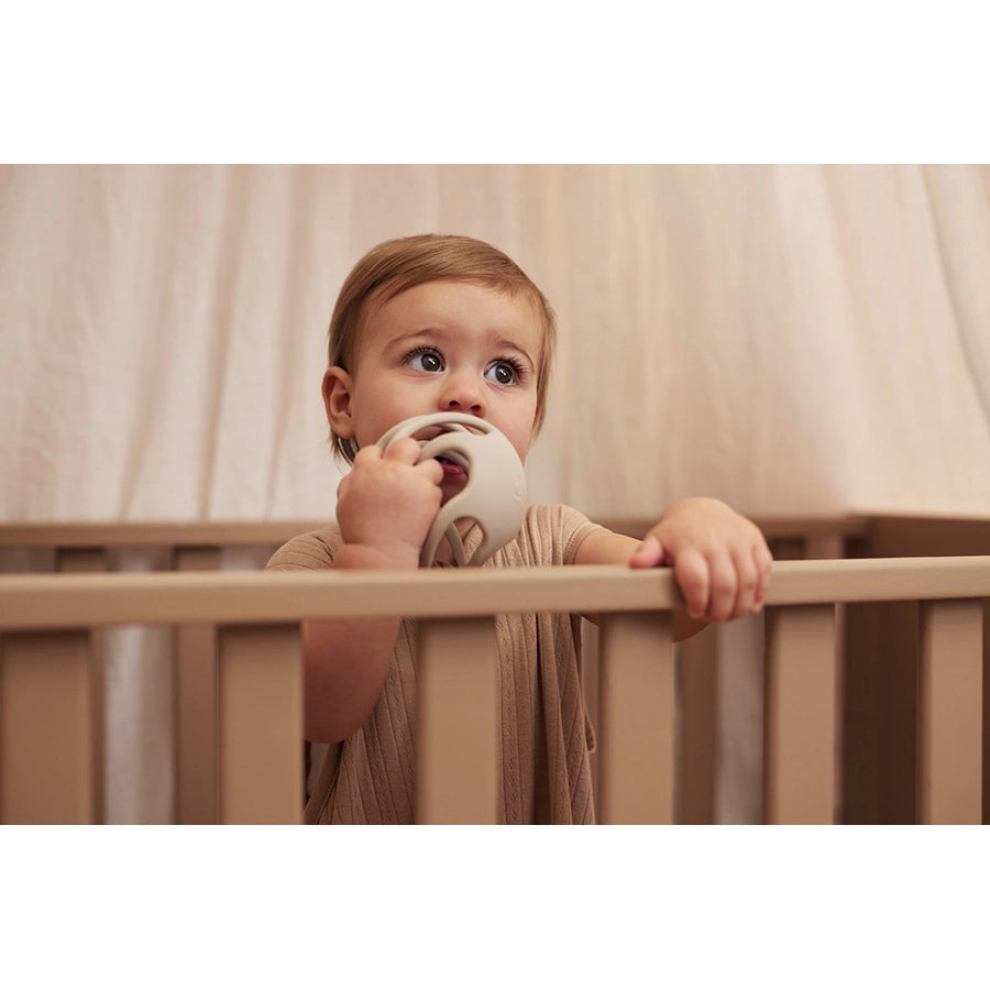 Jollein - Silikon Beißring Ball, weich, sicher & flexibel Ø 9,5 cm