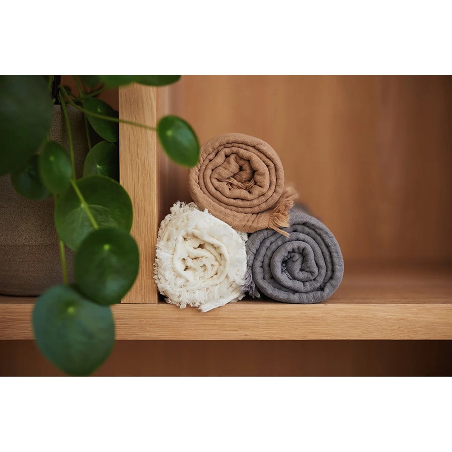 Jollein – Musselin Decke für Kinderbett Bio-Baumwolle GOTS, 120x120 cm