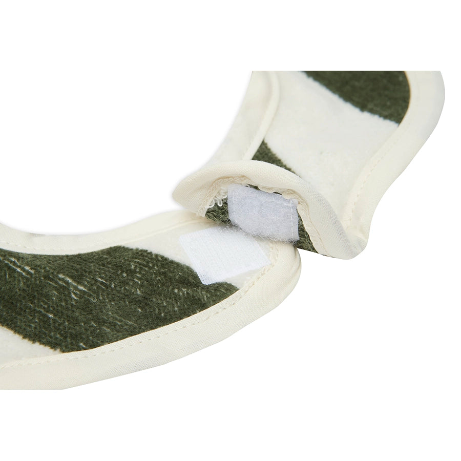 Jollein – Lätzchen Set Bio-Baumwolle Frottee GOTS, gestreift, 2er Pack