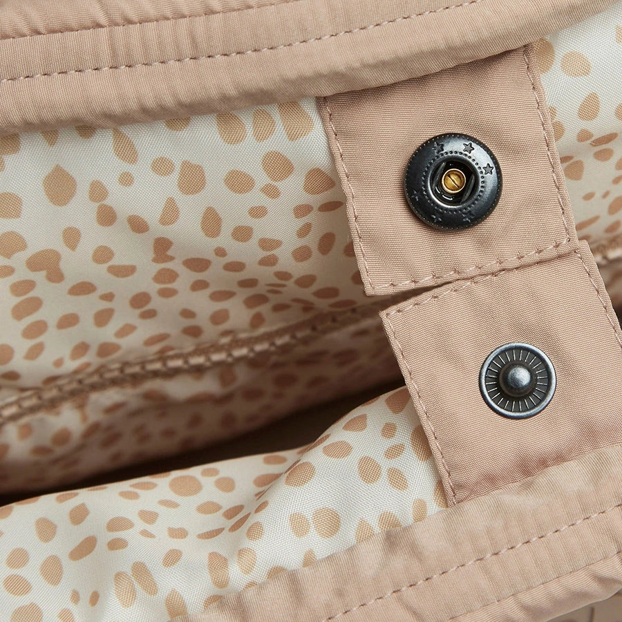 Jollein – Wickeltasche "Puffed Bag Biscuit", recycelt 40 x 35 x 16 cm