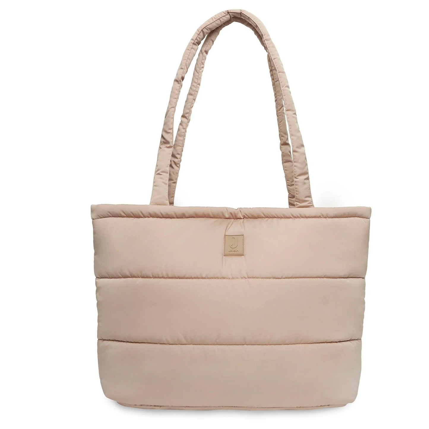 Jollein – Wickeltasche "Puffed Bag Biscuit", recycelt 40 x 35 x 16 cm