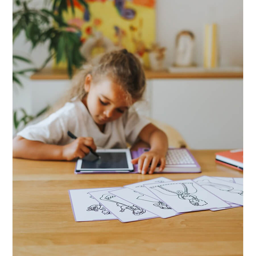 KIDYWOLF KIDYDRAW MINI LCD Zeichentablet "Princess" – 30 Motive