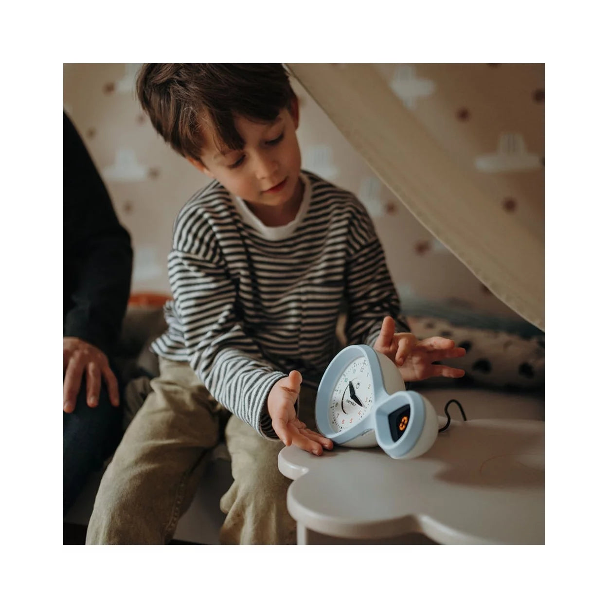 Kidywolf – Kinderwecker Kidyalarm analog & digital, hellblau