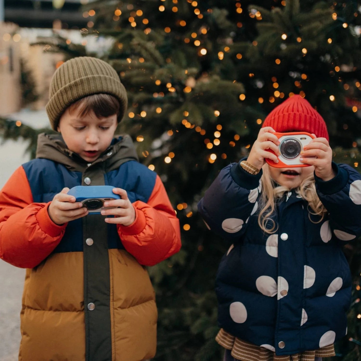 KIDYWOLF Kidycam – wasserdichte Kinderkamera blau, 8 MP, Video 1080p