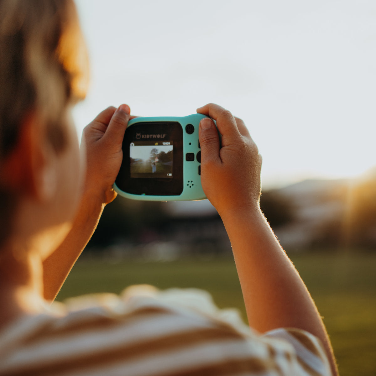 KIDYWOLF Kidycam – wasserdichte Kinderkamera türkis, 8 MP, Video 1080p