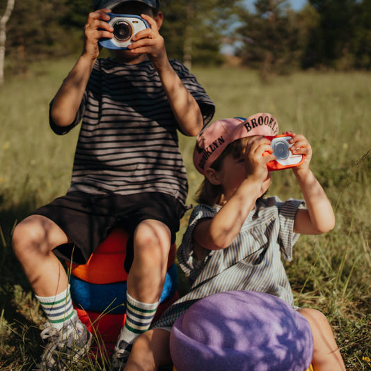 KIDYWOLF Kidycam – Wasserdichte Kinderkamera rot, 8 MP, Video 1080p