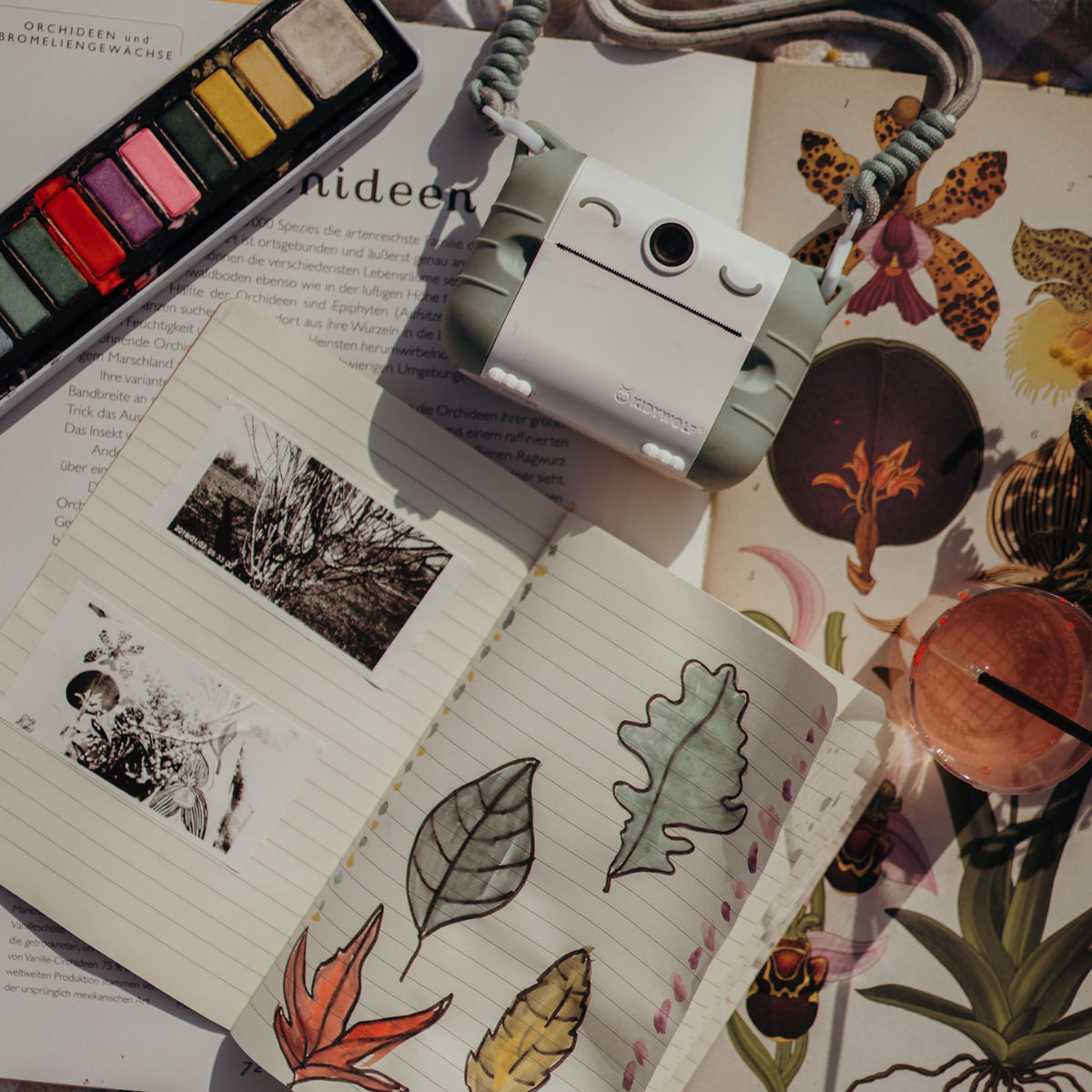 Kidywolf – Kidyprint Printkamera für Kinder "Green" mit Sofortdruck