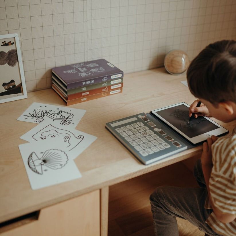 KIDYWOLF KIDYDRAW MINI LCD Zeichentablet "Kawaii" – 30 Motive