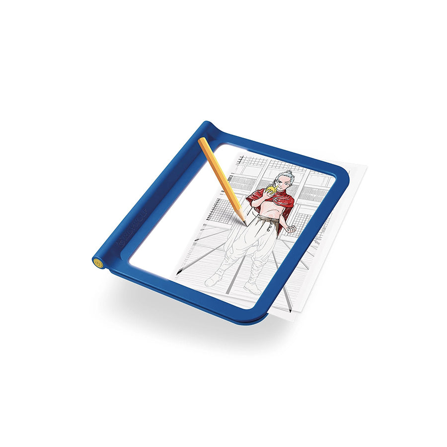 KIDYWOLF Kidydraw Pro Manga – LED Leuchttafel & Maltafel 2-in-1, blau