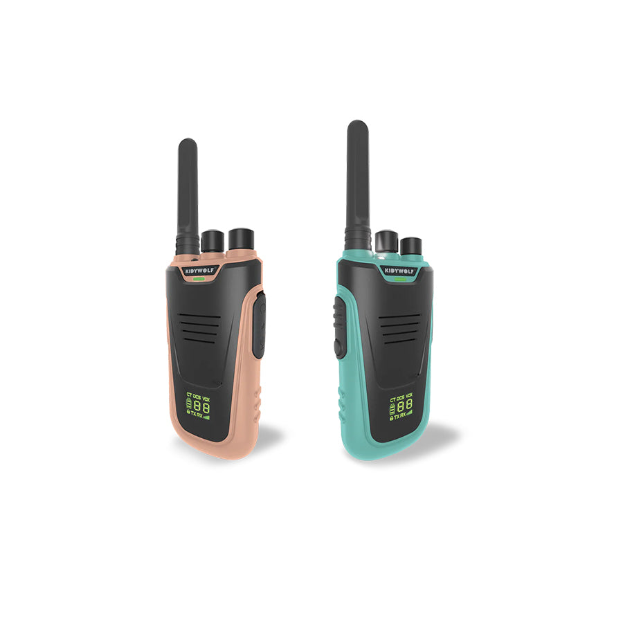 KIDYWOLF Kidytalk Walkie-Talkie Set – Reichweite 6 km, 16 Kanäle