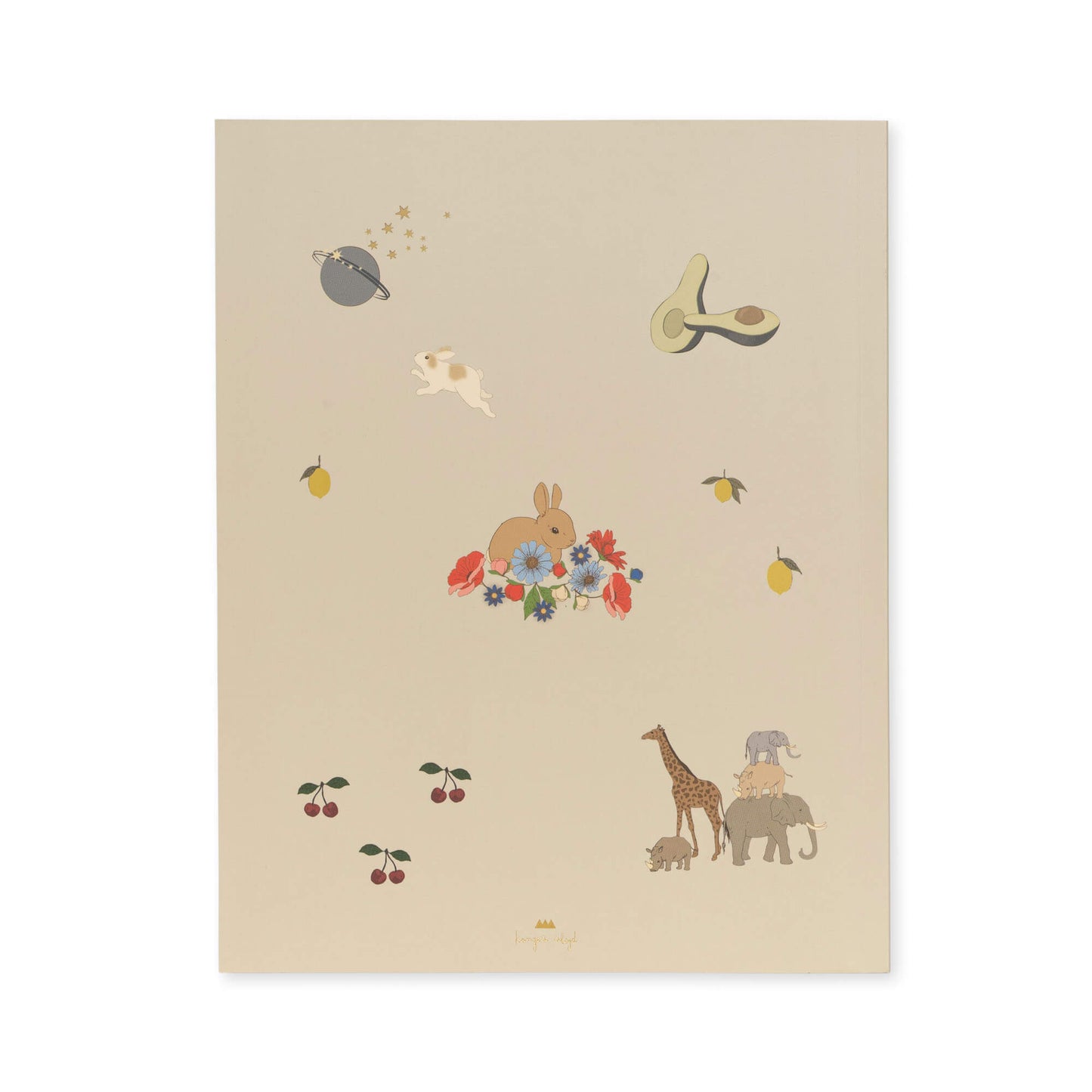 Konges Slojd – Malbuch & Spielbuch „My Activity Book“ mit Buntstiften