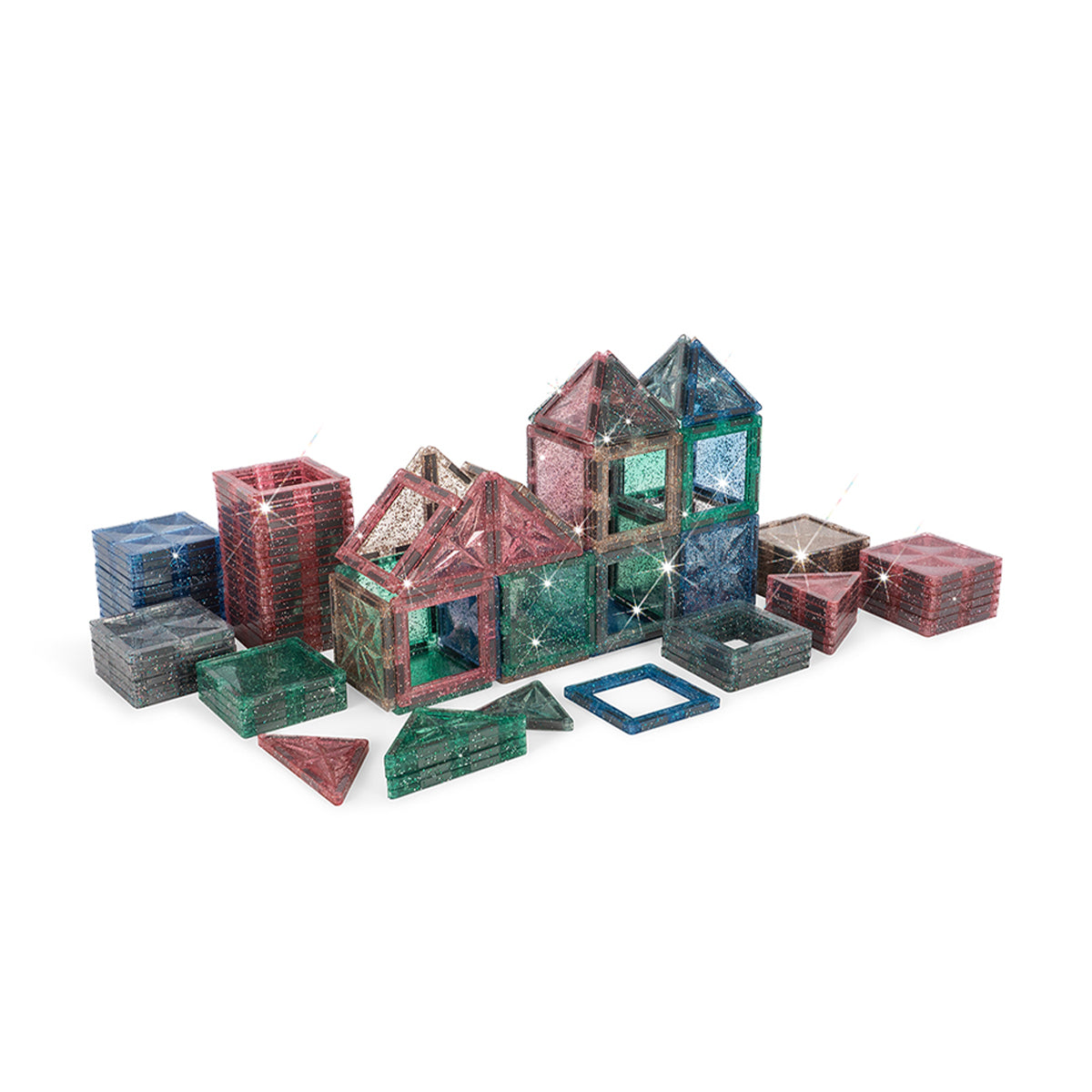 Konges Slojd – Magnetbausteine „Piece by Piece Glitter“ 100 Teile