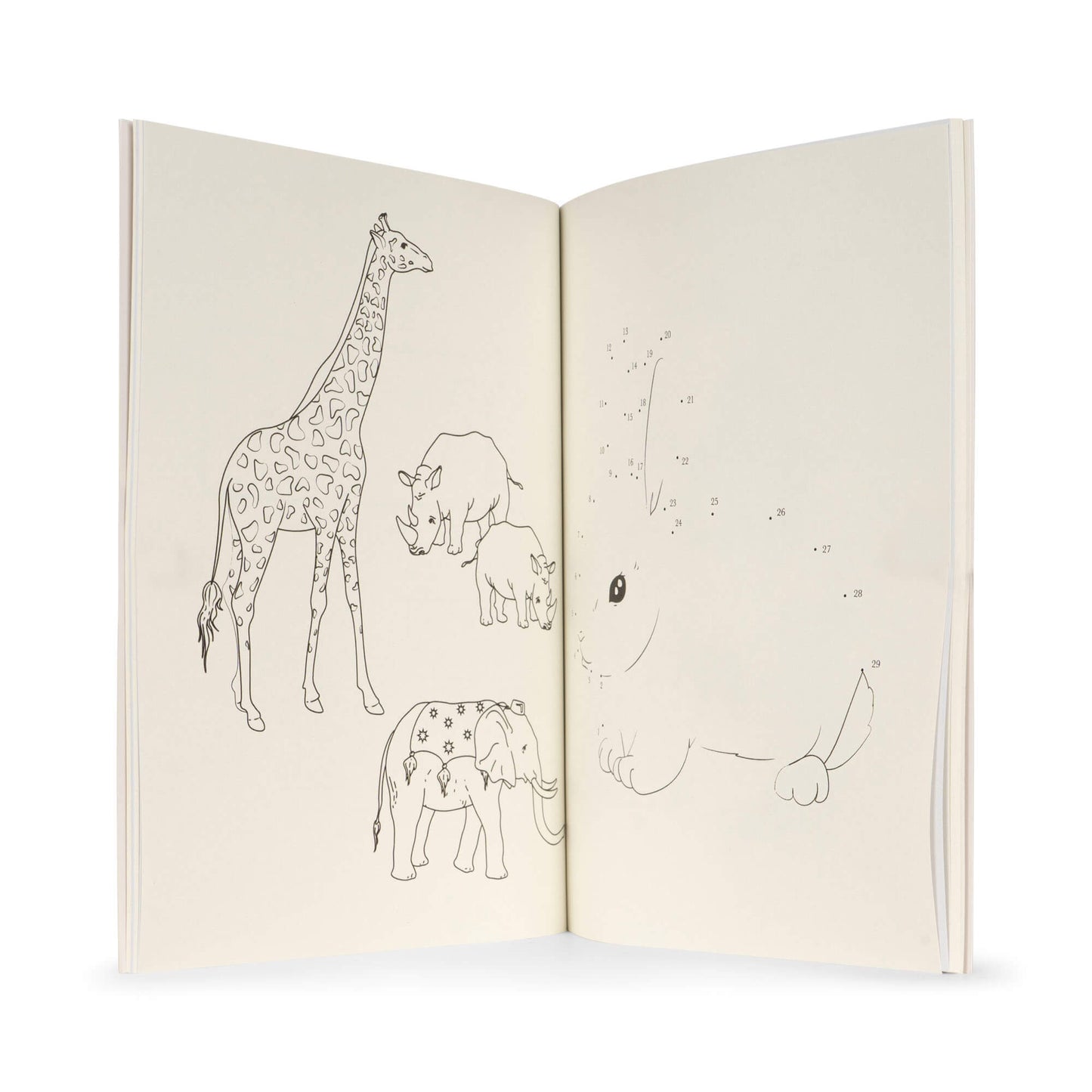 Konges Slojd – Malbuch & Spielbuch „My Activity Book“ mit Buntstiften