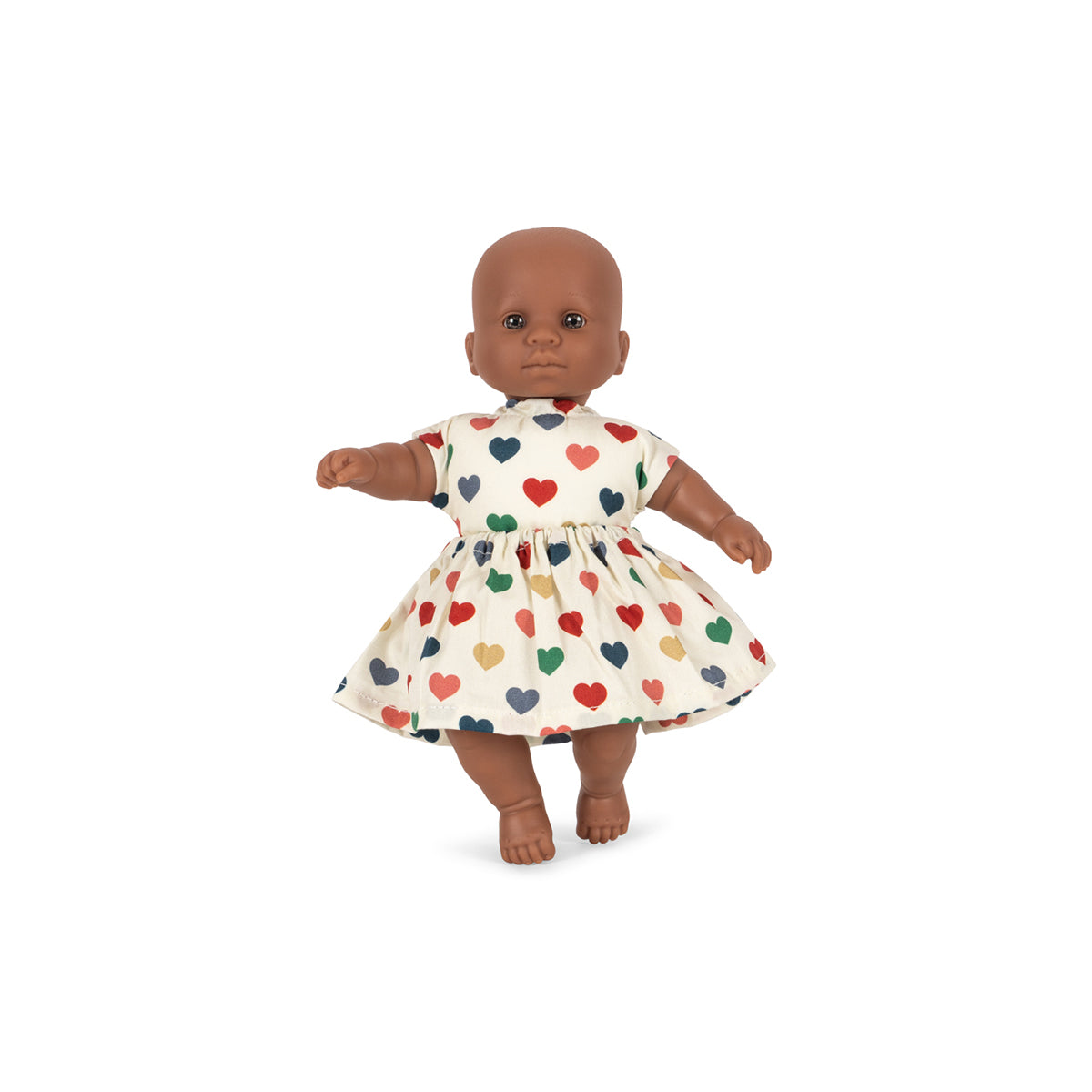 Konges Slojd – Puppe „Mini Doll Coeur Colore“ weich, ab 18 Monaten