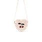 Konges Slojd – Umhängetasche „Heart Cherry“ für Kinder, Tasche