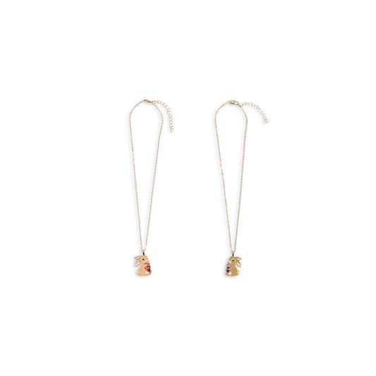 Konges Slojd - Freundinnen Halskette "Bunny Gold", 2er Set