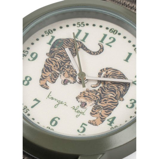 Konges Sløjd Kinderuhr – Armbanduhr "Tiger" für Kinder ab 3