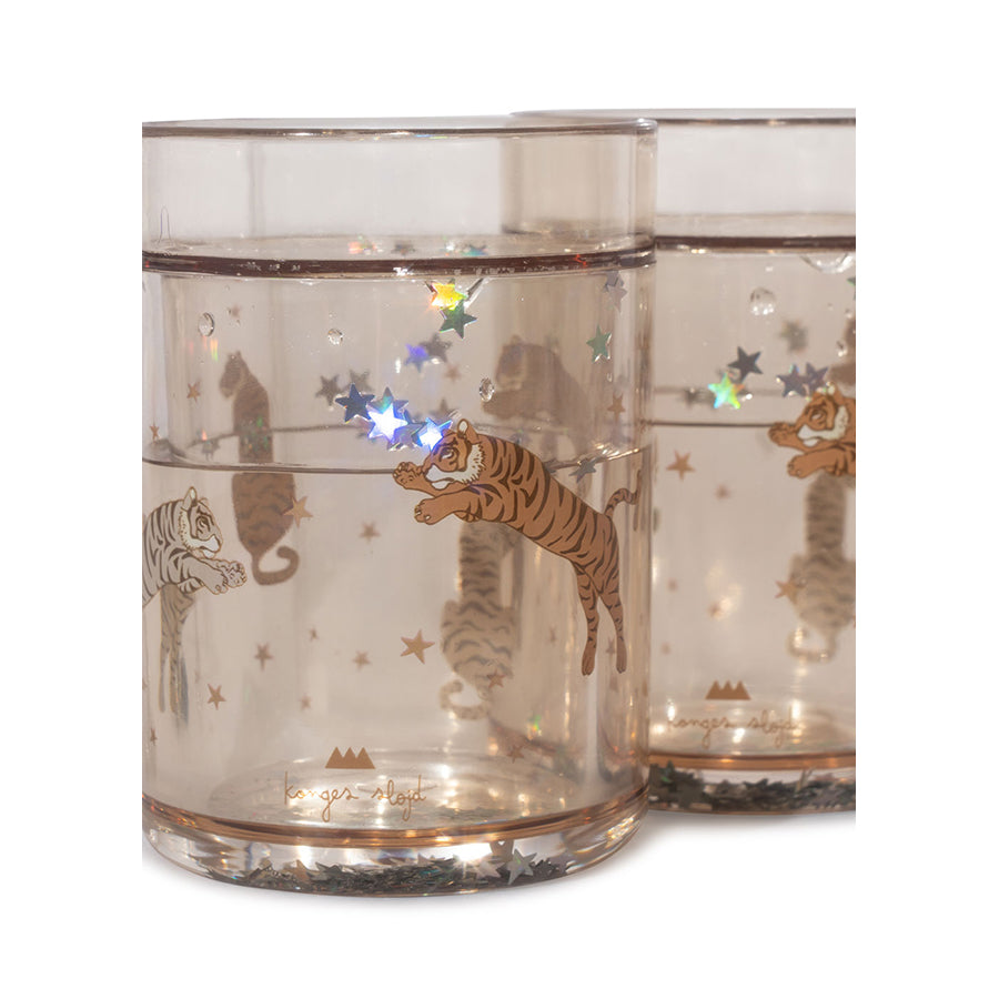 Konges Sløjd - Glitzerbecher Roar, 2er Set