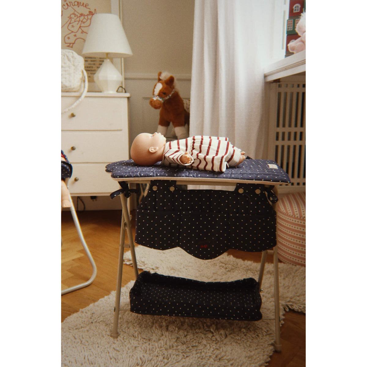 Konges Slojd – Babypuppe „Bella Creamy Stripe“ mit Schnuller