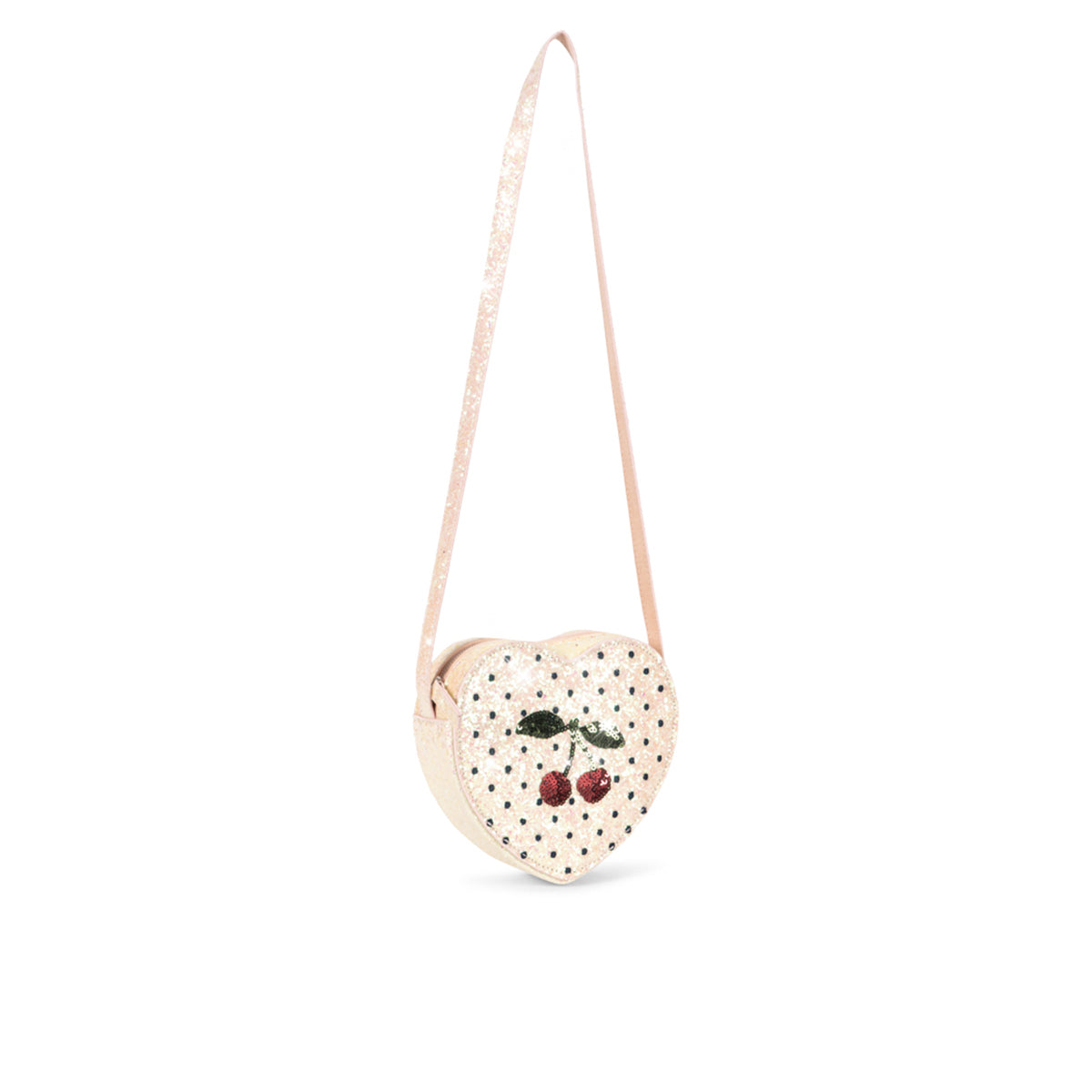 Konges Slojd – Umhängetasche „Heart Cherry“ für Kinder, Tasche