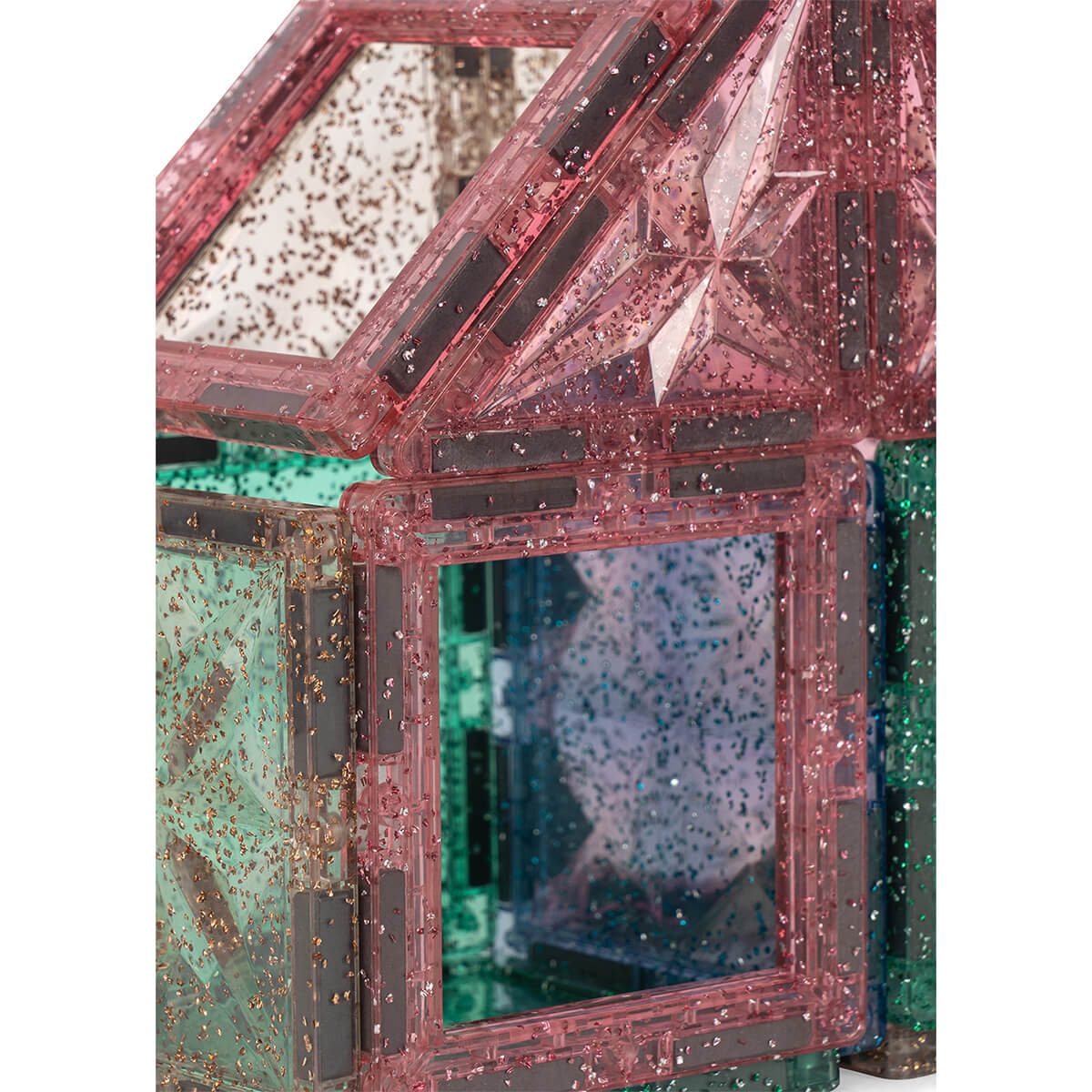 Konges Slojd – Magnetbausteine „Piece by Piece Glitter“ 100 Teile