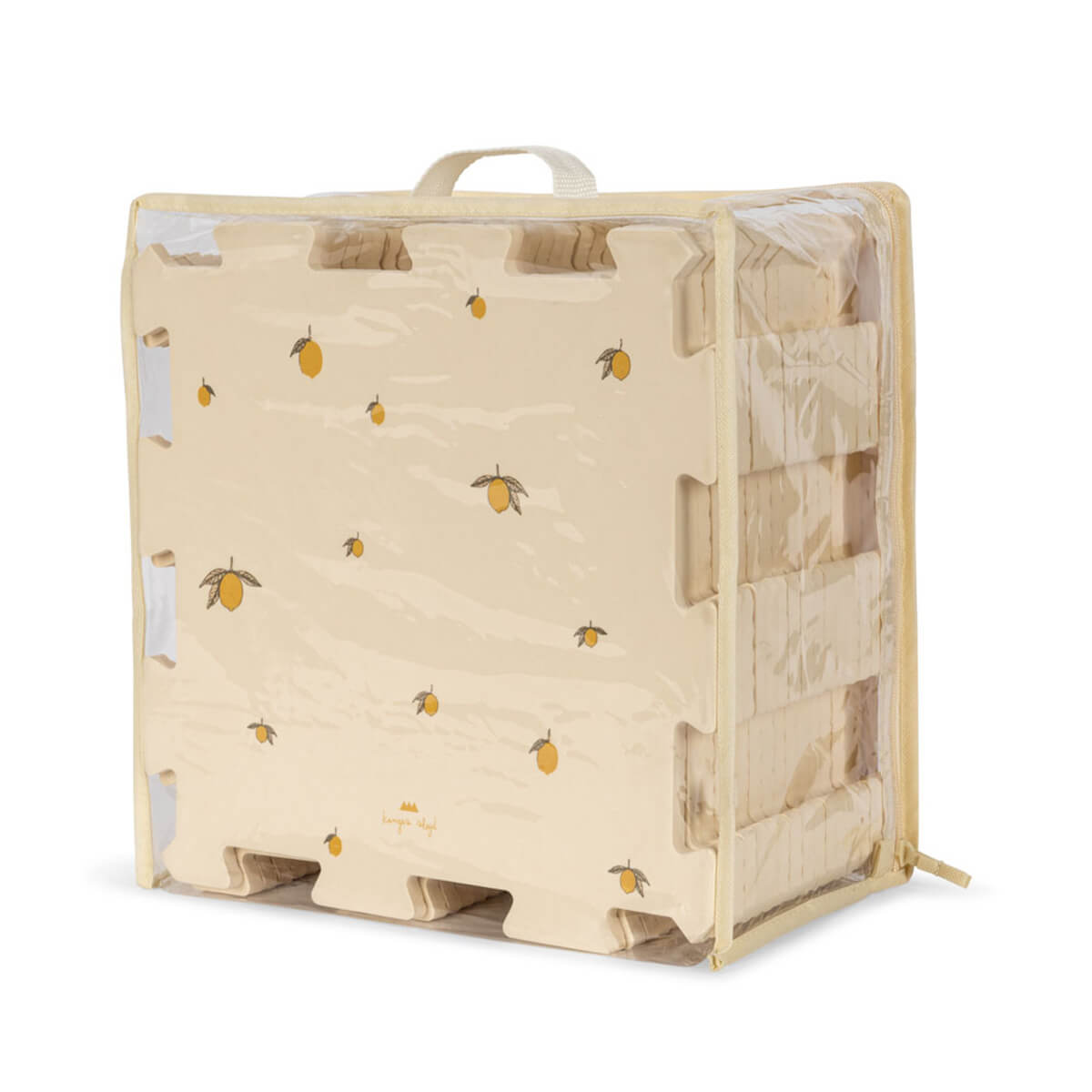 Konges Slojd – Puzzlematte „Lemon“ 16-teilig aus EVA-Schaum