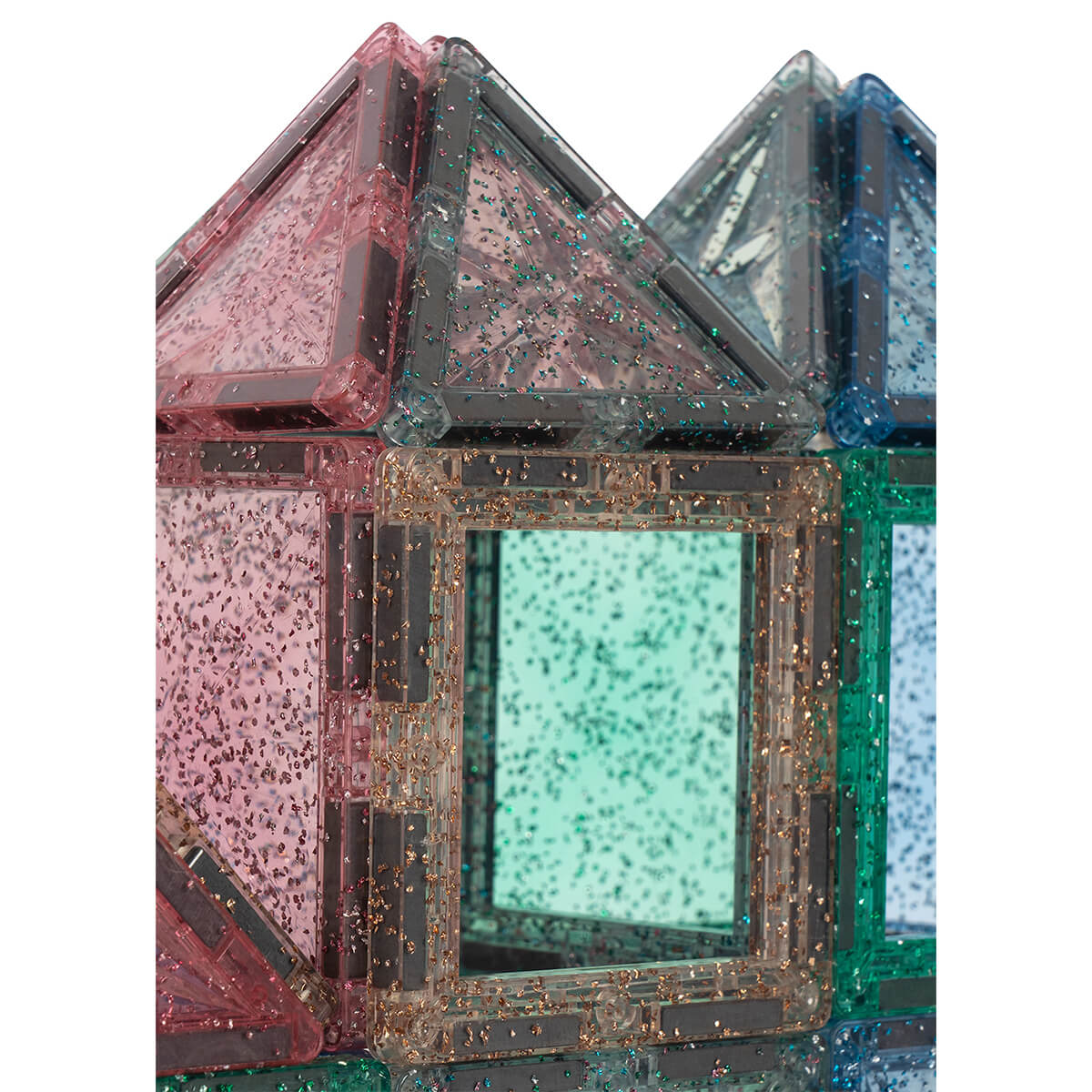 Konges Slojd – Magnetbausteine „Piece by Piece Glitter“ 100 Teile