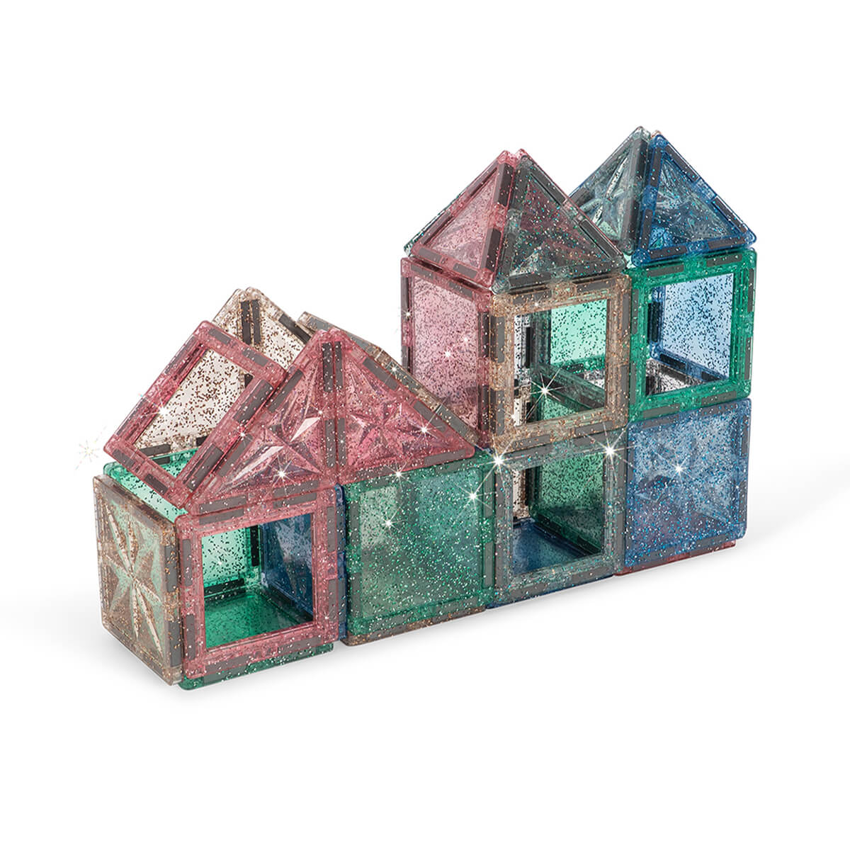 Konges Slojd – Magnetbausteine „Piece by Piece Glitter“ 100 Teile