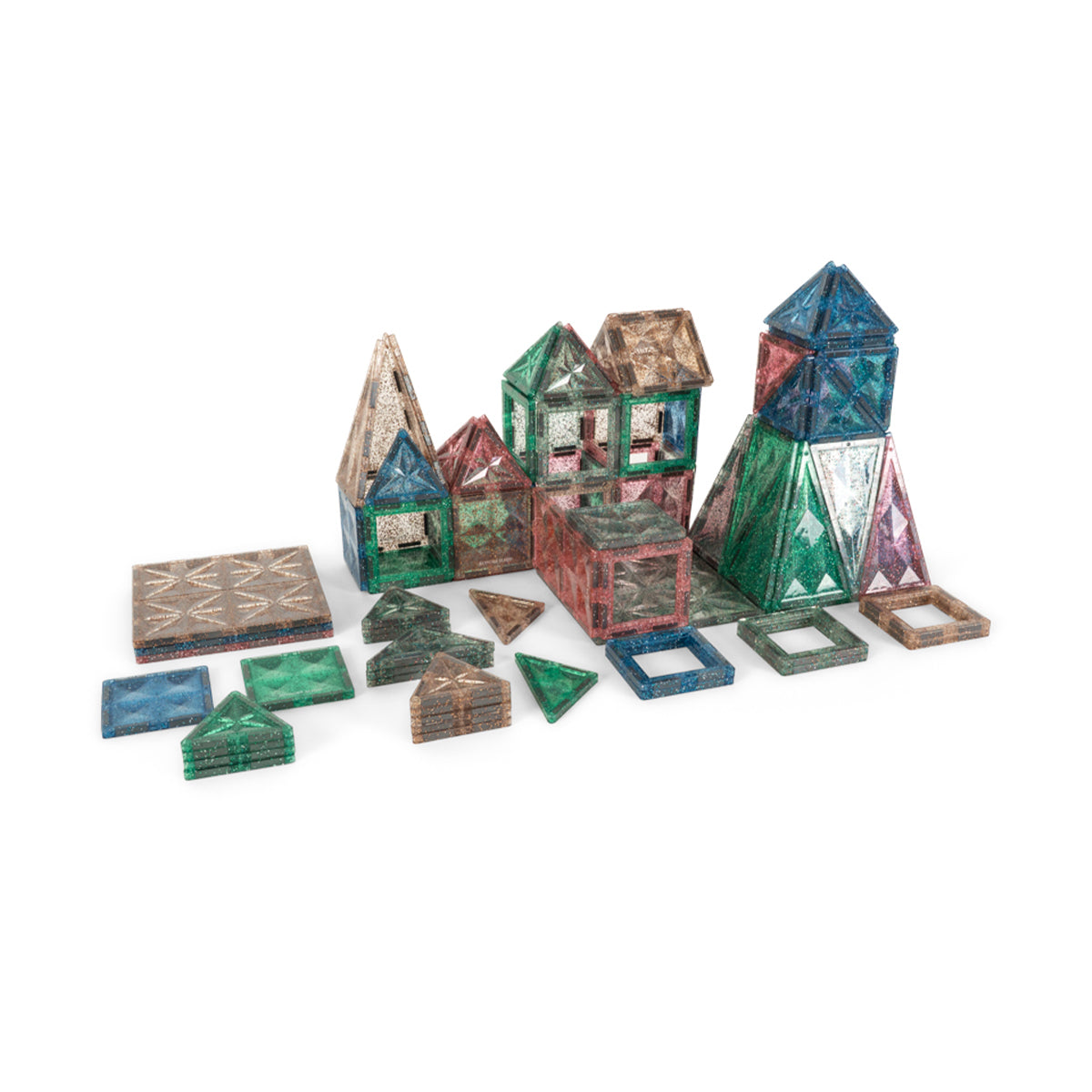 Konges Slojd – Magnetbausteine „Piece by Piece Glitter“ 100 Teile
