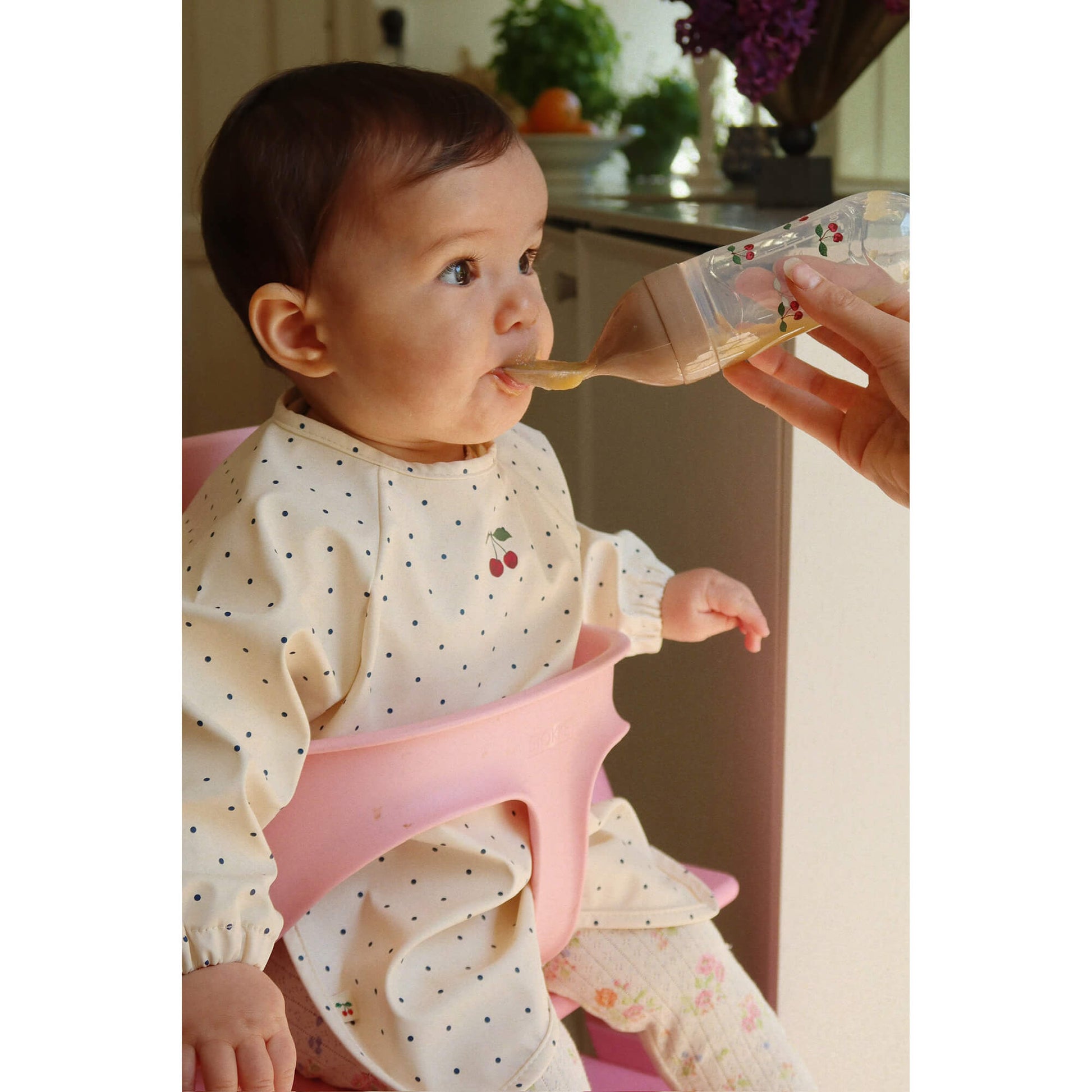 Konges Slojd - Baby Fütter-Set "Food Feeding Set - Cherry Blush"