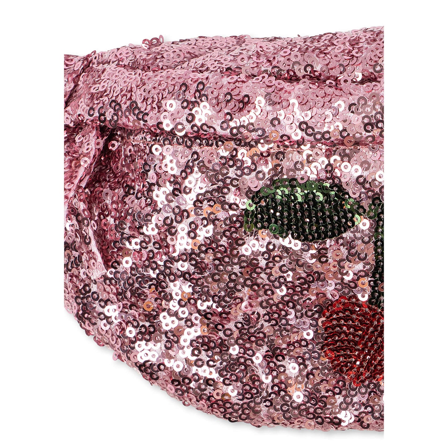 Konges Slojd – Kinder Bauchtasche mit Pailletten „Sequin Mellow Rose“