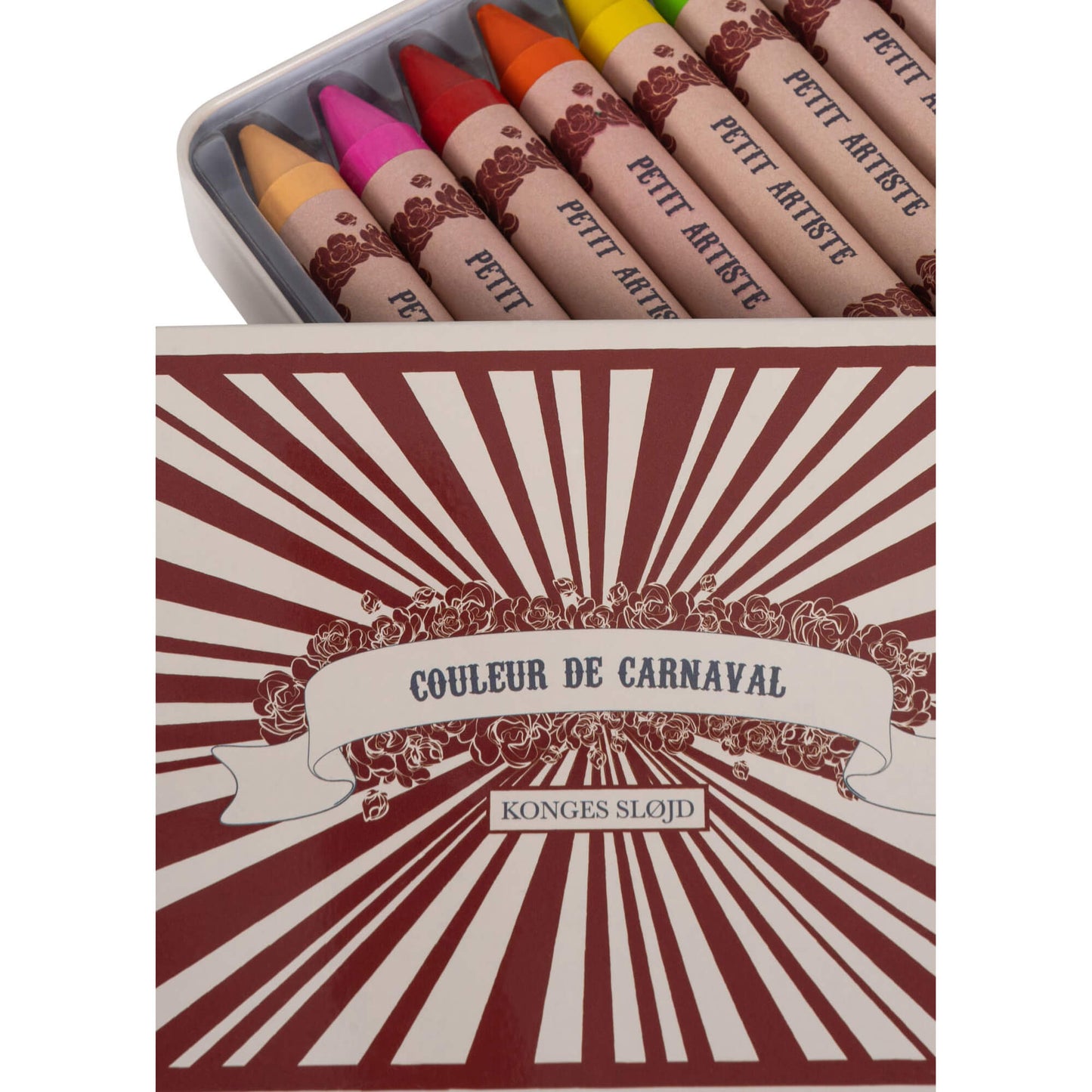 Konges Slojd – Wachsmalstifte „Multi“ 10er Set aus Bienenwachs