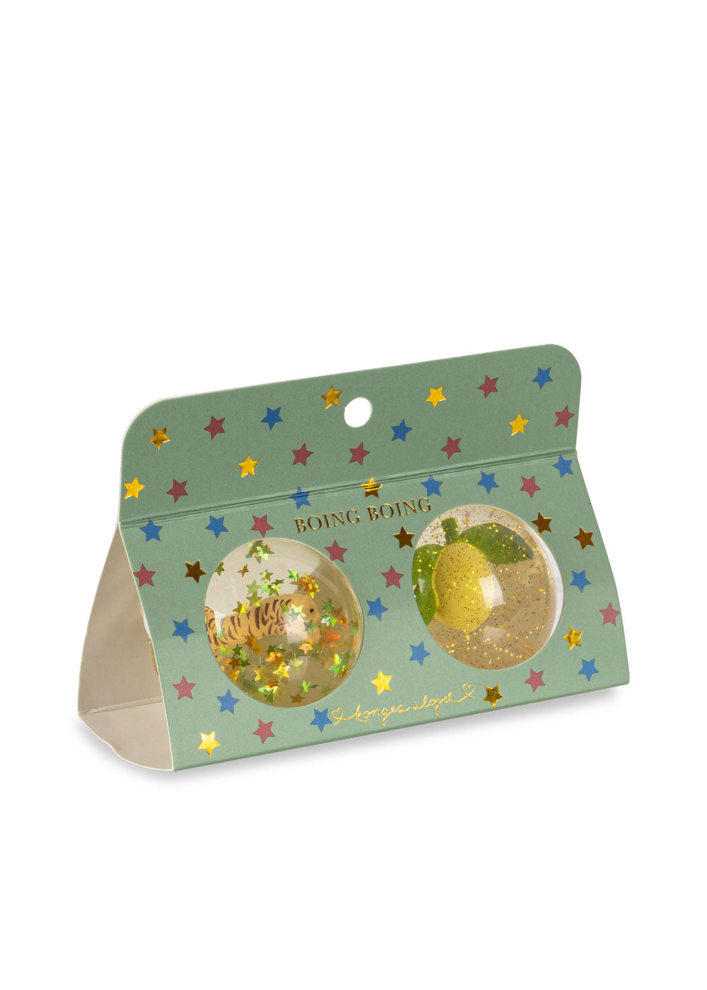 Konges Sløjd - Flummi Ball Lemon / Tiger, 2er Set