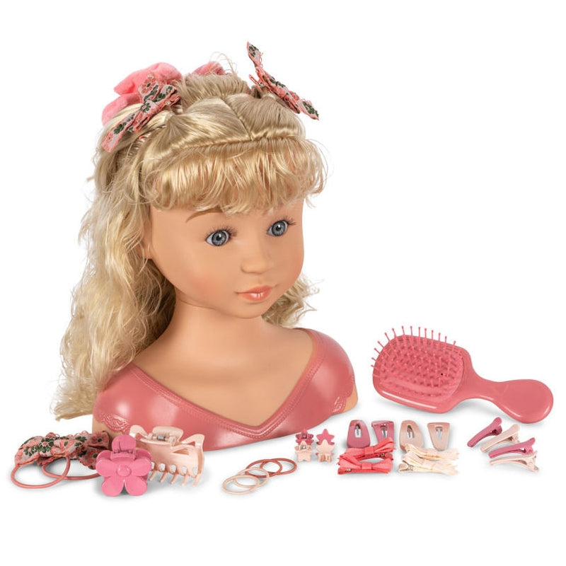 Konges Sløjd - Frisierkopf Doll Hair Salon Inkl. Haarschmuck
